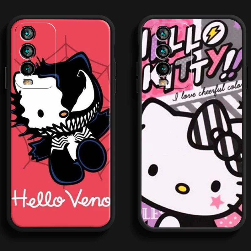 

Hello Kitty Cute Phone Cases For Xiaomi Redmi 7 7A 9 9A 9T 8A 8 2021 7 8 Pro Note 8 9 Note 9T Carcasa Funda Soft TPU
