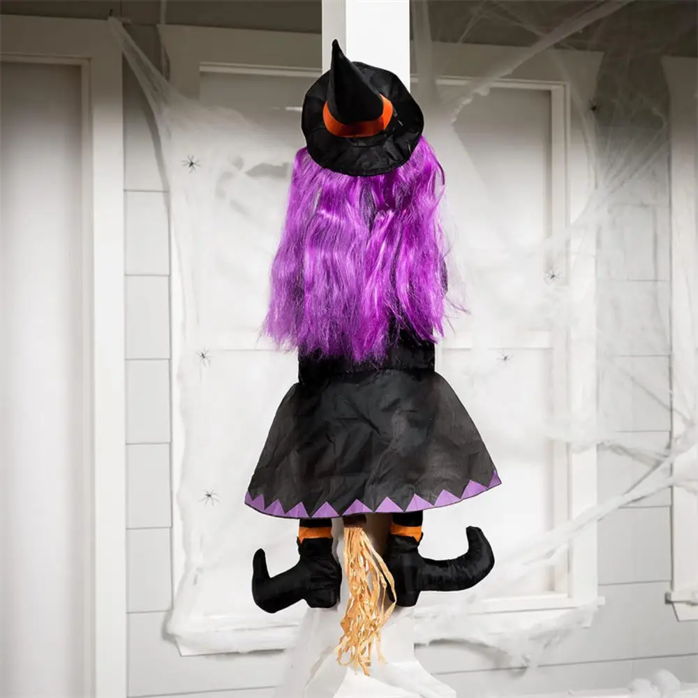 Хэллоуин: Украшения с разбившейся ведьмой реквизит ведьма врезавшаяся в дерево