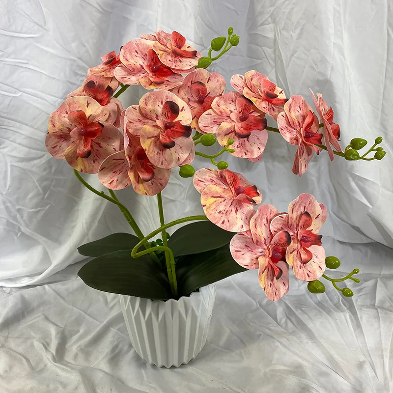 

Artificial Orchid 3D Simulation Plastic Phalaenopsis Wedding Photography Flower Arrangement Home Living Room Garden Decoration