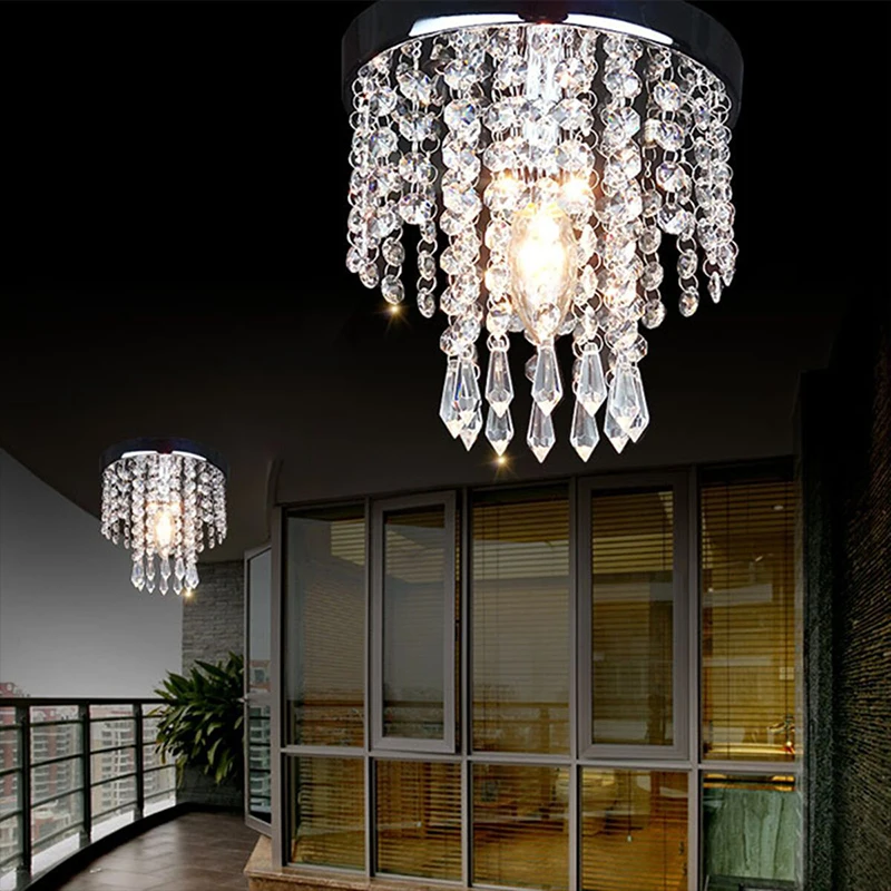 

Modern Ceiling chandelier lighting luxury round crystal Pendant lamp for living room bedroom home decor cristal light fixtures