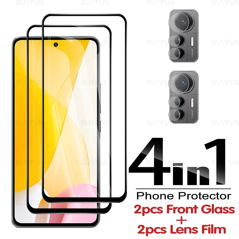 

Закаленное стекло 4 в 1 для Xiaomi 12 Lite, Защитная пленка для экрана Xiaomi Mi 12 Lite, Xaomi 12 Lite, 6,55 дюйма, пленка для камеры