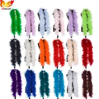 wholesale 40 gram chandelle feathers boas 2 meters per piece for carnival