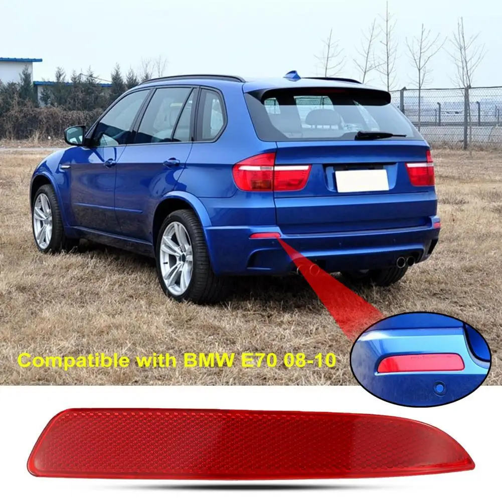 

Отражатель для заднего бампера, профессиональная Модифицированная деталь, красный влагостойкий накладной отражатель для правого и левого ...