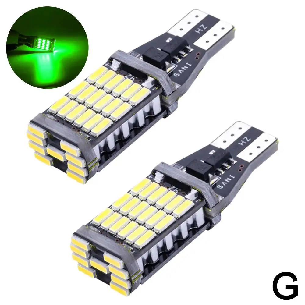 Автомобильный сигнальный фонарь T15 W16w Светодиодная лампа T10 W5w 4014 Светодиодный