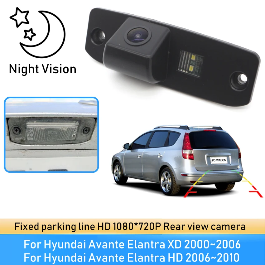 

CCD Night Vision Waterproof Car Rear view Camera rearview reverse For Hyundai Avante Elantra XD 2000~2006 HD 2006~2008 2009 2010