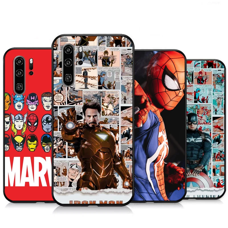 

Marvel Iron Man Spiderman Phone Cases For Huawei Honor P Smart Z P Smart 2019 P Smart 2020 P20 P20 Lite P20 Pro Cases