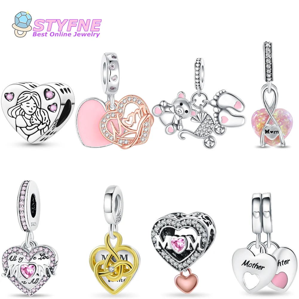 Коллекция ко Дню матери из стерлингового серебра 925 пробы. Лучший браслет бисера