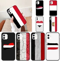 yemen flag phone case for iphone 11 12 mini 13 pro xs max x 8 7 6s plus 5 se xr shell