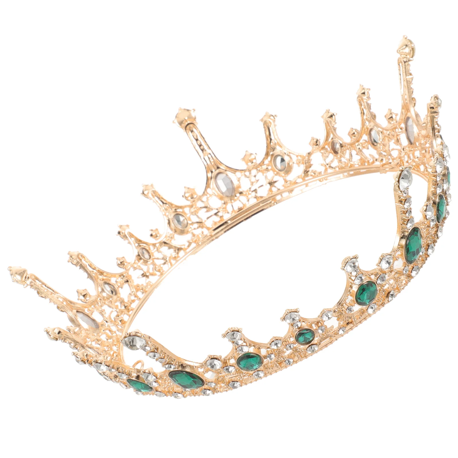 

Корона в стиле барокко для женщин, декоративные короны невесты в стиле ретро, королева, принцесса, для девушек, круглая Свадебная модель для волос