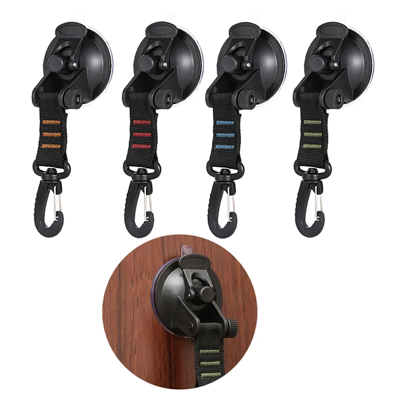 

1Pc Tent Suction Cup Hook Anchor Securing Hook Outdoor Car Side Camping Tarp Tie Down Awning Pool Tarps Tents Securing Hook