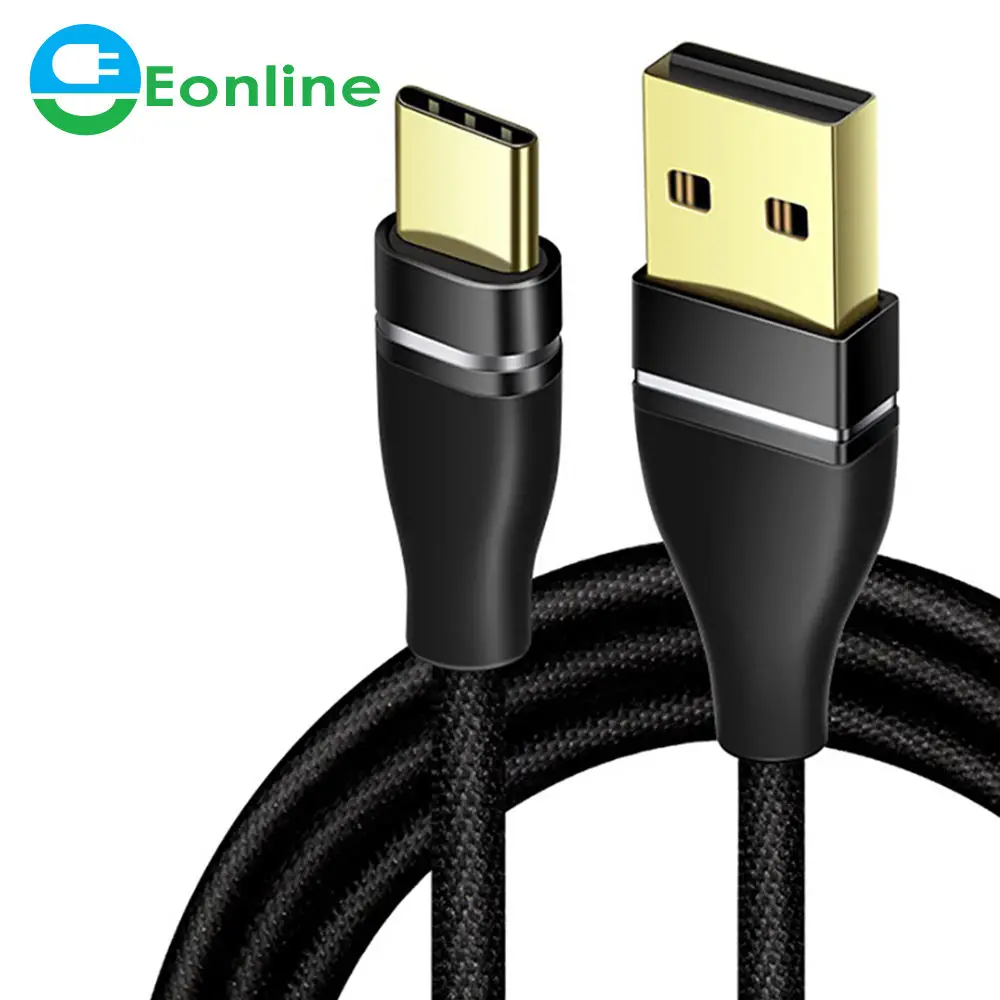 

3A USB Type C Cable Fast Charging Wire 0.3M 1M for Samsung Galaxy S8 S9 Plus Xiaomi mi9 Huawei Mobile Phone USB C Charger Cable