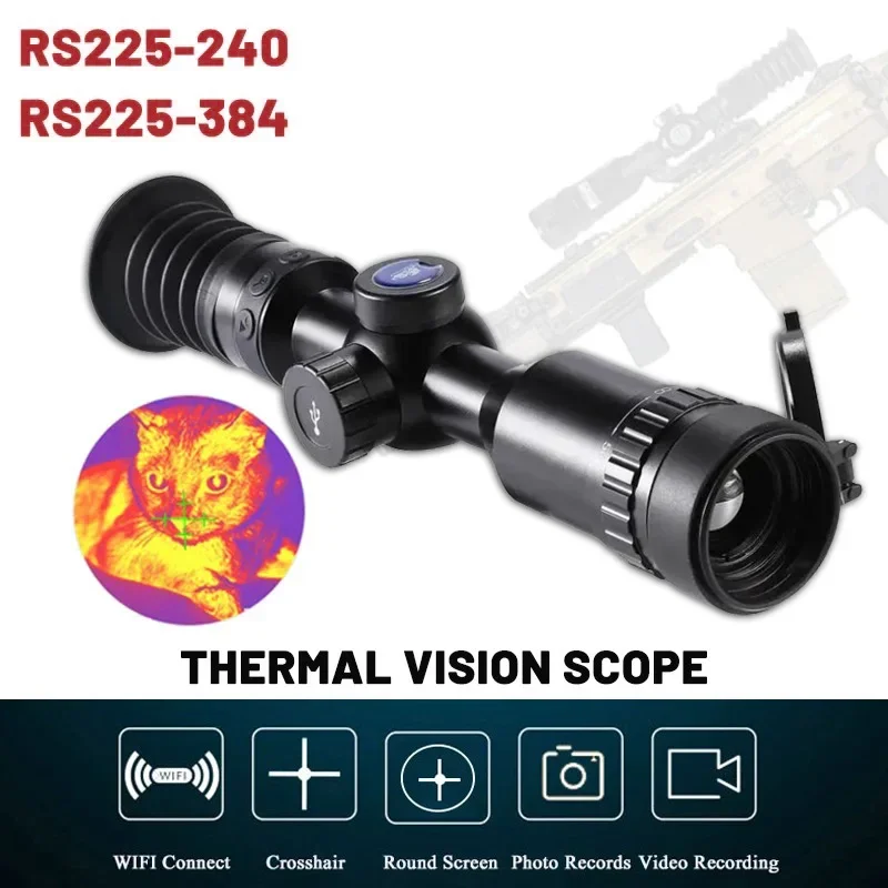 

RS2 Thermal Imaging Riflescope Gun Sights R Resolution 25mm/35mm Foucus Rifle Long Range Infrared Scope Outdoor Hunting