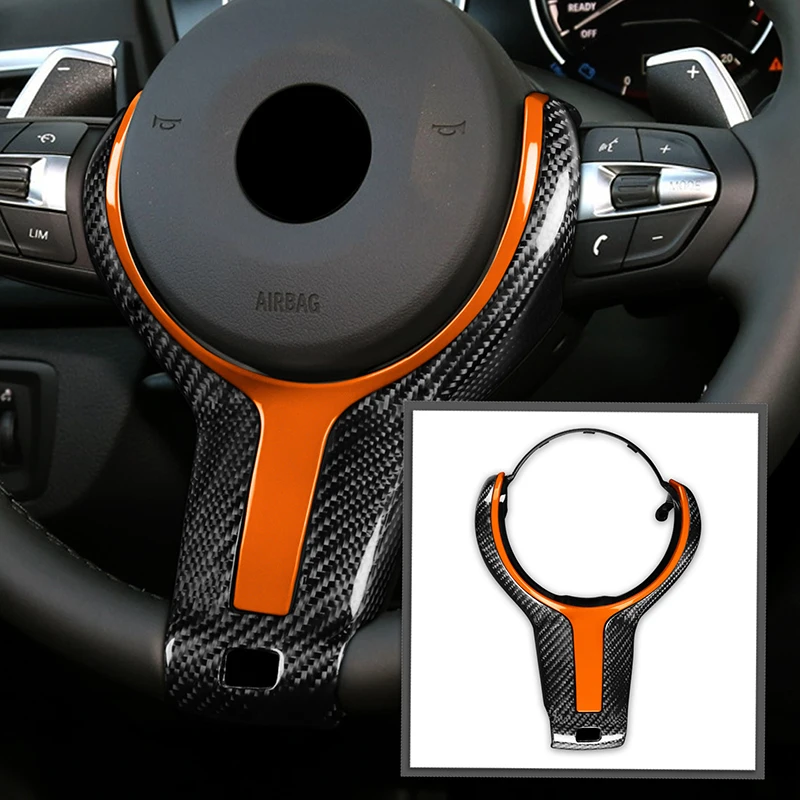

Outer 3K carbon fiber, inner T steering wheel replacement parts Car accessories Fit For BMW 1 2 3 5 6 series X5 X6 m-spor