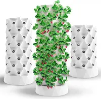 Hydroponic tower garden New agricultural greenhouse indoor pineapple vertical systems Modern Style Flower