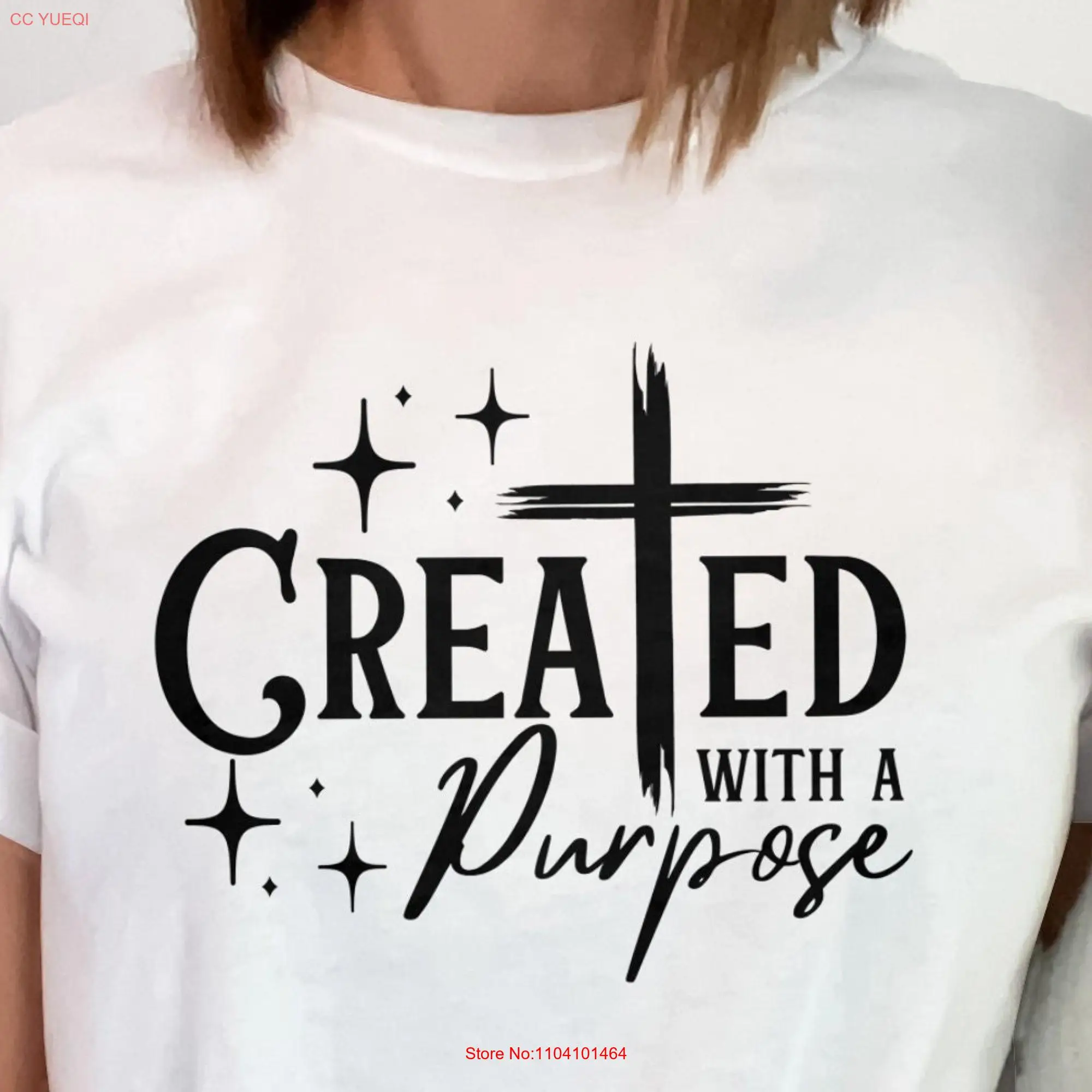 Футболка с длинными или короткими рукавами создана изображением Религиозной