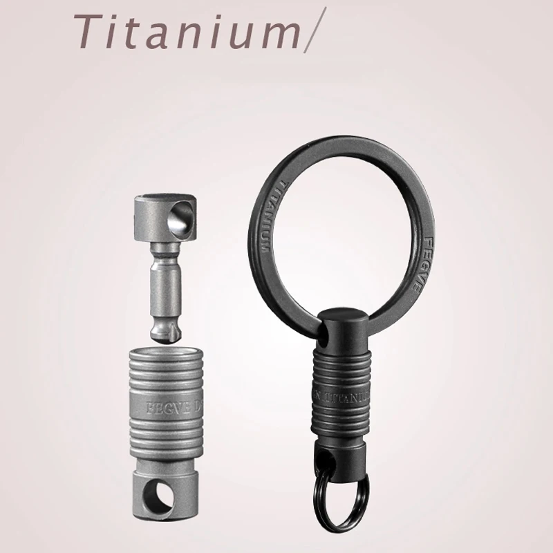 Titanium 360° Rotating Key Chain YESISOK