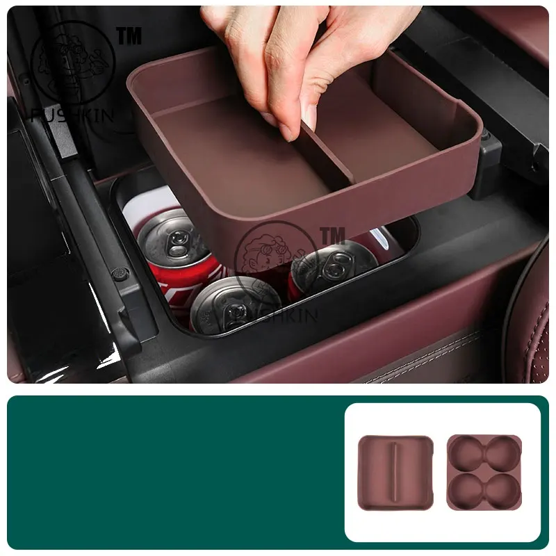 

Для Denza Z9GT 2025 2026, автомобильный силиконовый ящик для хранения холодильника, лоток для отдыха, аксессуары для украшения интерьера