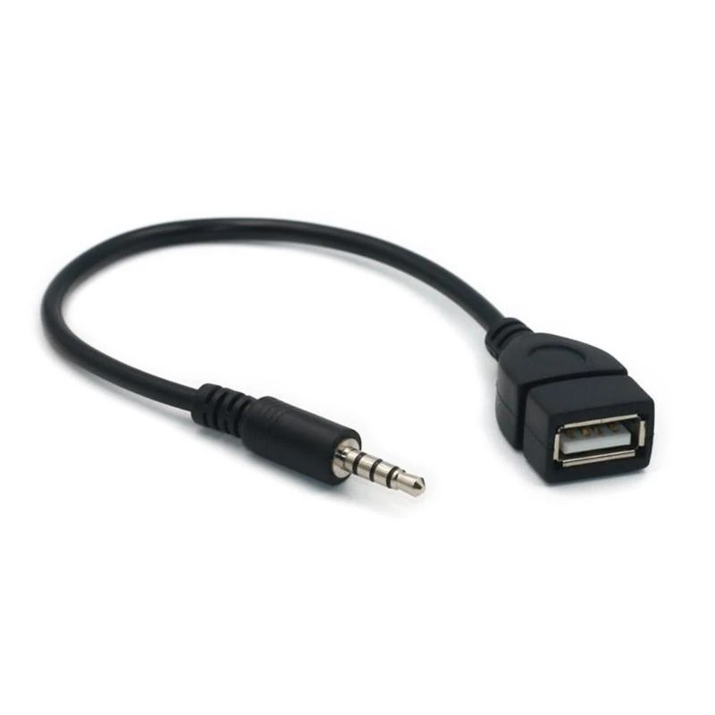 

A70F Professional 3,5-мм мужской звуковой звуковой заглушки с подсветкой для USB-конвертер кабельный шнур 20см/8 дюймов материал