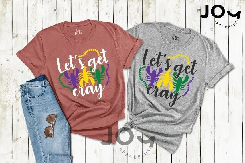 Забавная футболка с раками Марди Гра карнавальный любовник Fat Tuesday новый Орлеан