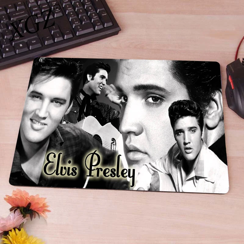 

Smalll Mousepad Elvis Presley Desk Mats 25x20cm Keyboards Computer Accessories Gaming Laptops Table Mat Gamer Rug Mouse Mat