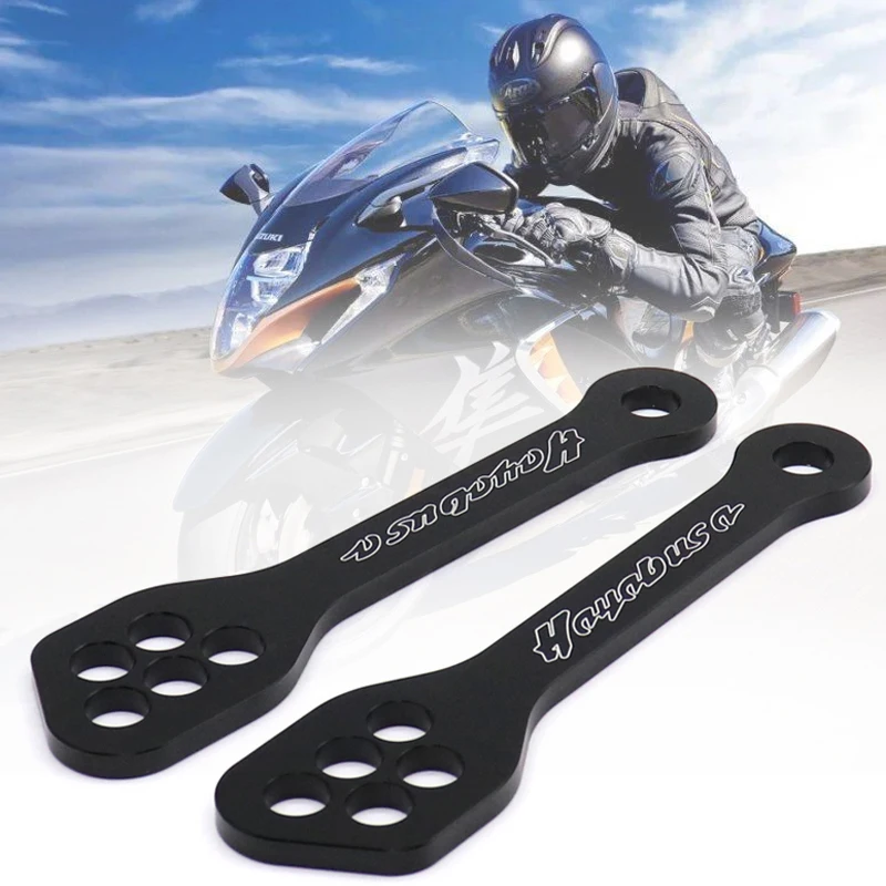 

For SUZUKI GSXR1300 Hayabusa 1999-2017 Motorcycle Adjustable Rear Shock Absorber Lowering Links Kit