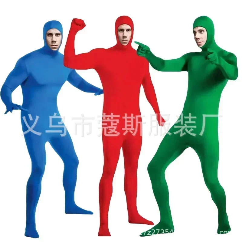 Костюм Zentai Для Всего Тела Мужчин И Женщин Облегающий Из Искусственной Кожи На