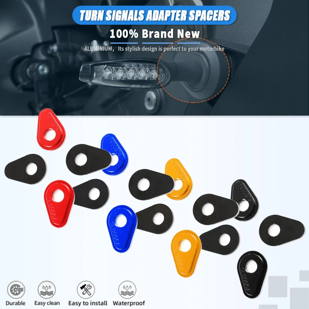 

For Yamaha YZF R3 2015 2016 2017 2018 2019 2020 Motorcycle Adapters For Turn Signals Front Turn Signal Mount Plates Aluminum