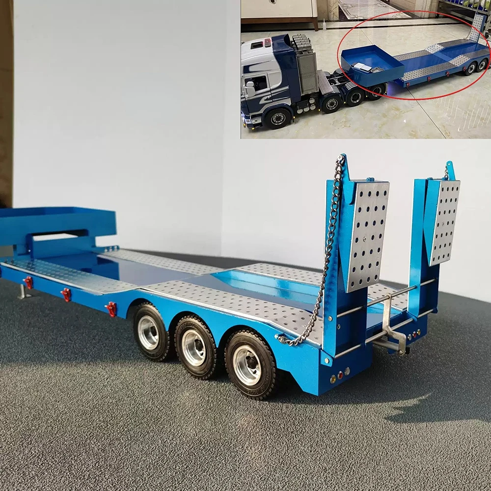 

1/14 Tamiya прицеп грязевая головка Инженерная плата BC8 прицеп металлическая модель игрушка подарок