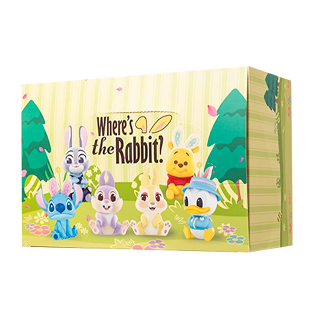 

Miniso Disney Stitch Blind Box Anime Collection Model Statue Where is the Rabbit Series Action Figures Dolls Cute Toys Gifts