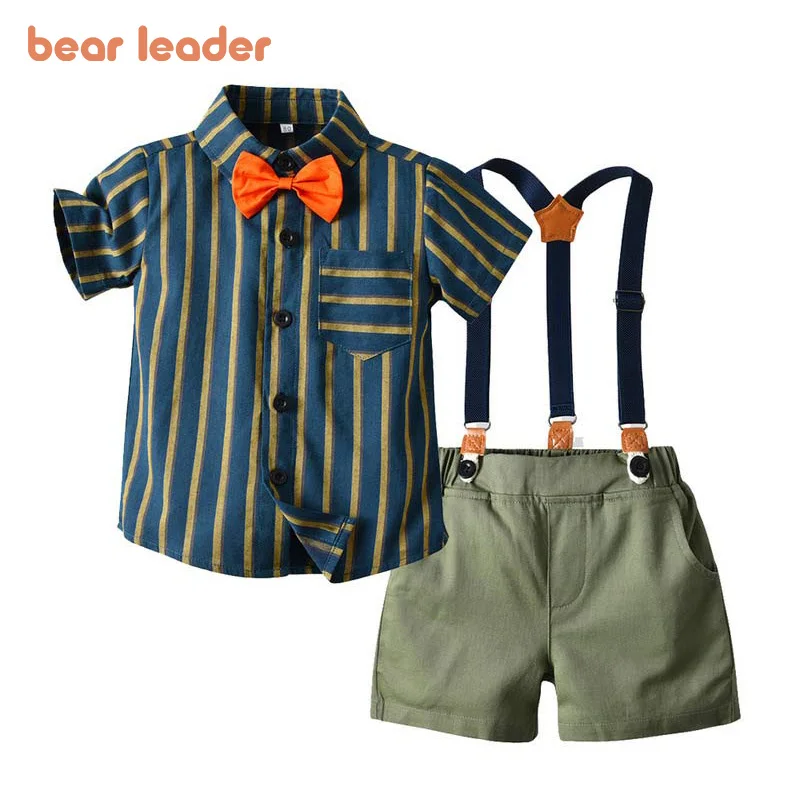 Bear Leader/комплект летней детской одежды для мальчиков комплекты повседневной