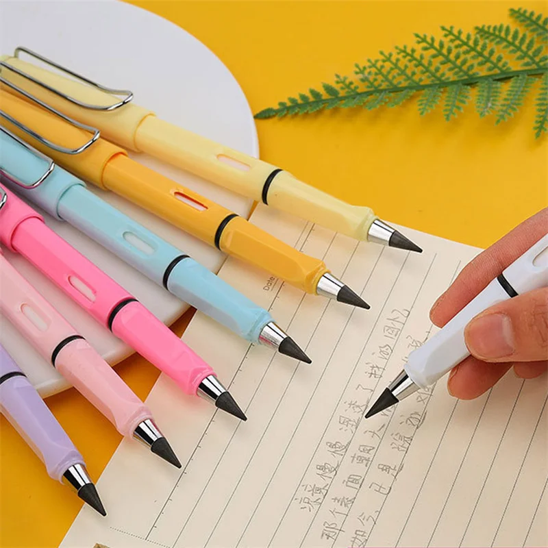 

Долговечный карандаш, бесконечный карандаш, технология, металлическая ручка без чернил, волшебные карандаши для рисования, трудно сломать прямой карандаш