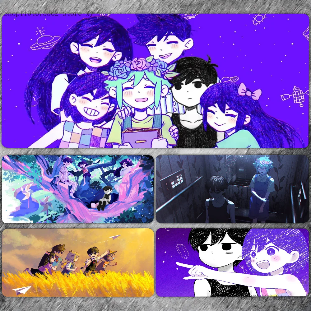 O-OMOCAT O-Omori Non-slip Mouse Pad Suitable For Office Computers Laptops E-sports Game Desk Mats XXL Keyboard