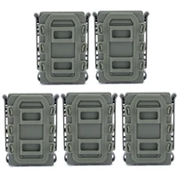 5pcsset wst tpr flexible ar15 m4 5 56 7 62 mag pouch molle fastmag for nerf modified accessories olive green