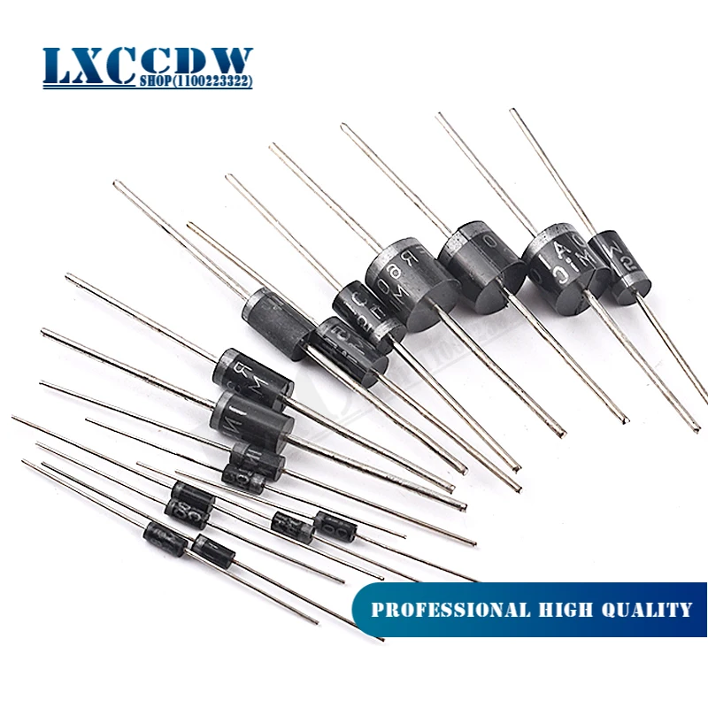 10 шт. HER108 HER208 HER307 выпрямительный диод HER308 HER508 SF16 SF56 SF54 FR307 FR607 HER104 HER107 HER207 HER304 FR107 FR207 608