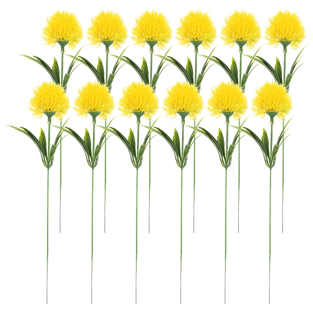 

Dandelion Bouquet Artificial Flower Flowers Faux Dried Fake Simulated Onion Yellow Wedding Branches Peonies Hydrangea Pampas
