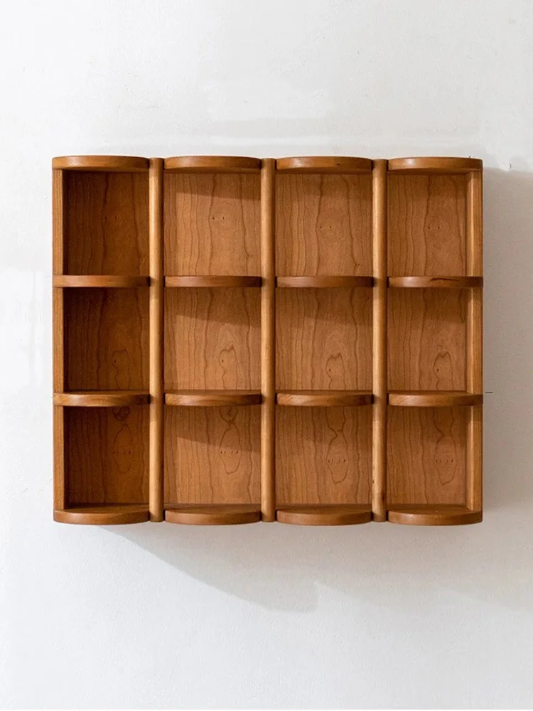 Полукруглый держатель уникального дизайна 4-х уровневая деревянная полка для