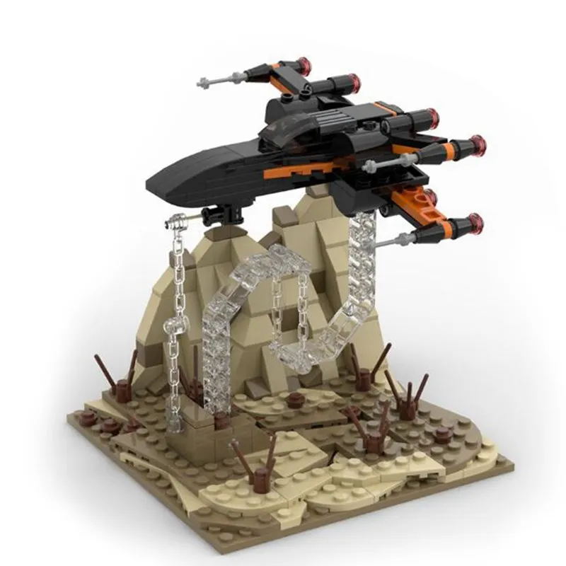 Строительные блоки Mailackers космическая война X-Fighter подвесные строительные DIY