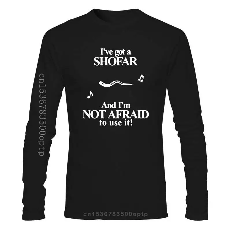 

Мужская одежда, Новое поступление, индивидуальная Футболка I Ve Got A Shofar, натуральная уличная одежда, комичные футболки для взрослых, футболка ...