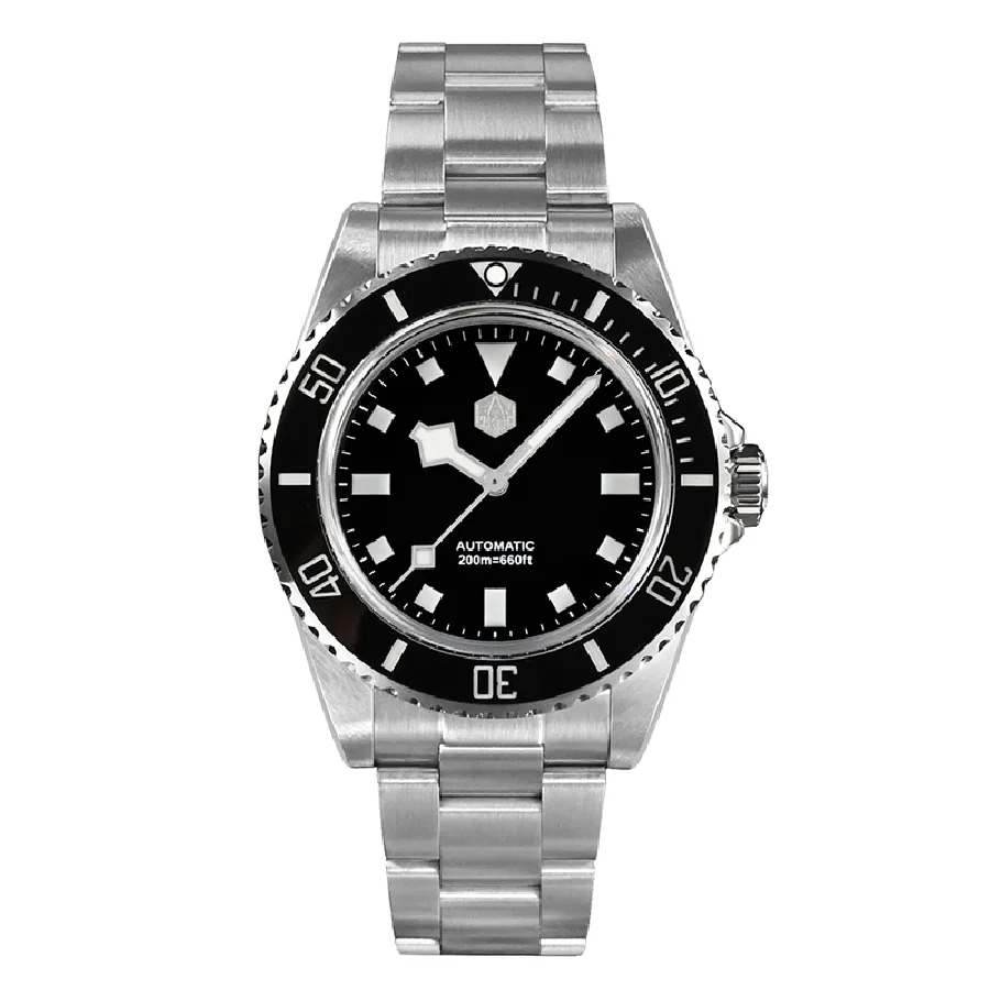 

Мужские часы San Martin для дайвинга, роскошные часы 40 мм, автоматические механические наручные часы с сапфировым стеклом, Водонепроницаемость ...