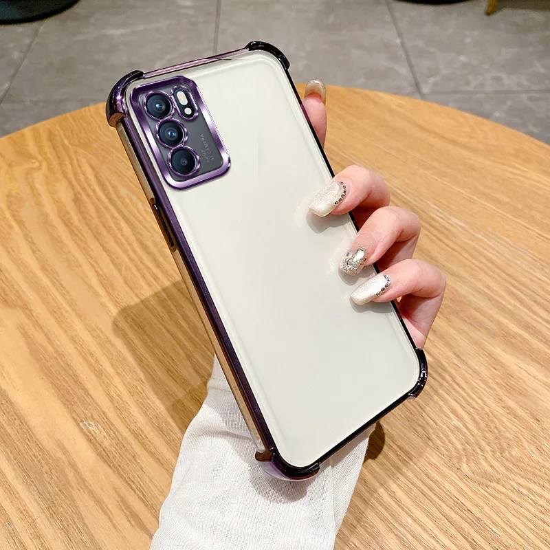 Чехол для Oppo Reno6 OPPO Reno 6 5G чехол CPH2251 мягкий бампер противоударный защитный