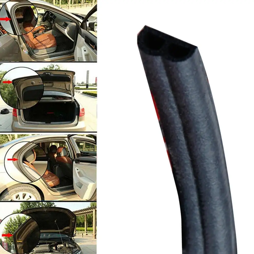Scratch Proof Car Door Seal Strip 1M High Density Style L Shape Molding Hood Trunk Universal Rubber Weatherstrip Trim Edge