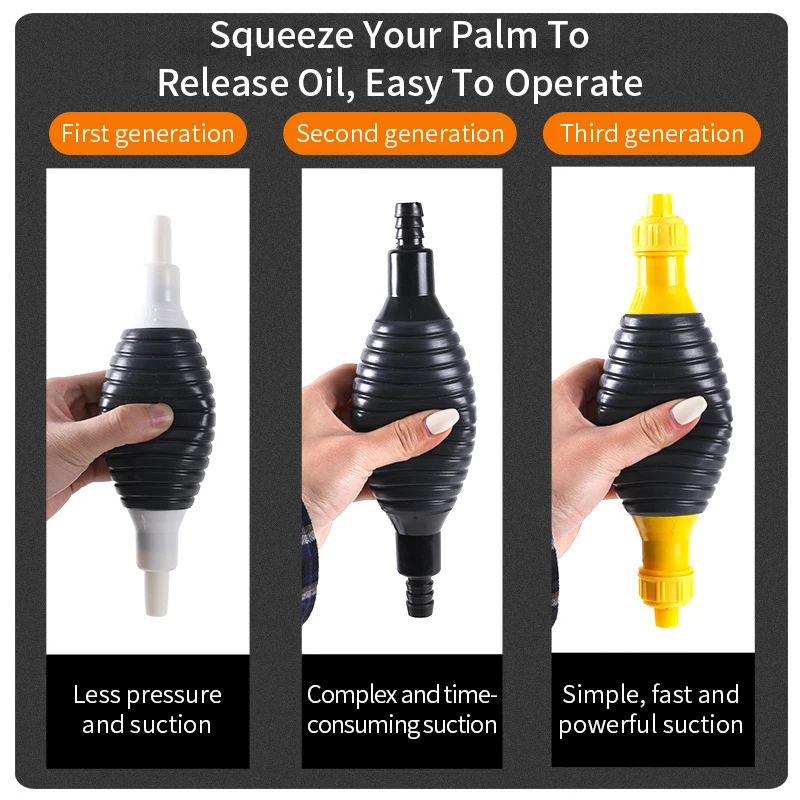 Ручной топливный универсальный автомобильный портативный ручной насос праймер