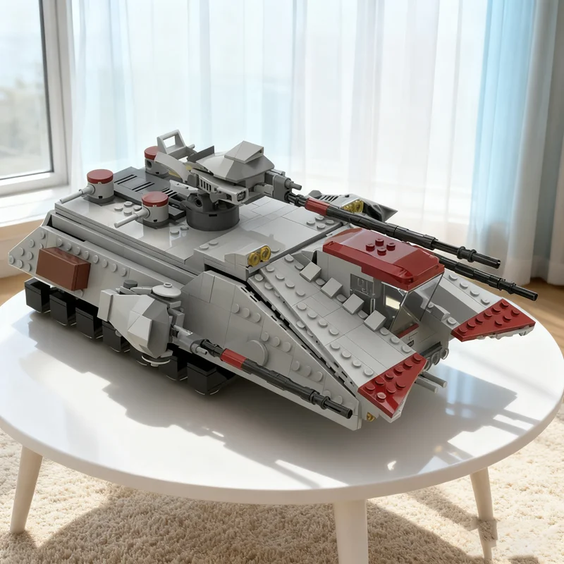 Фото 747 деталей MOC Star Battle UT-AT Playscale Модель Тризубца Конструктор Строительные блоки Рождественские подарки Игрушка Креативная идея Кирпичик №1
