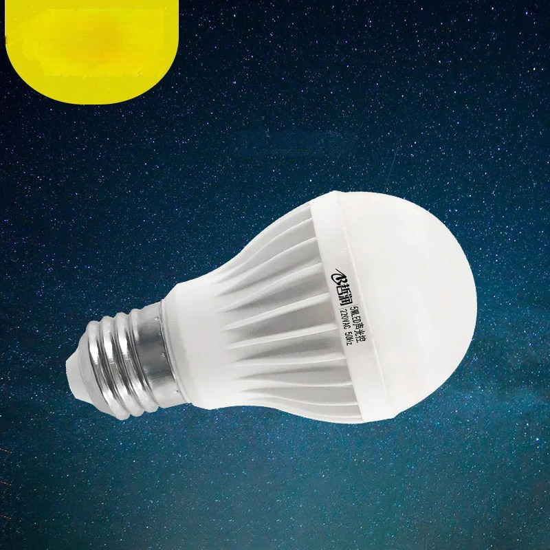 

LED Sound Motion Sensor Bulb 3W 5W 7W 9W 12W E27 220V LED White Light Bulb For Stair Hallway Night Light Pathway Lampada Lamp