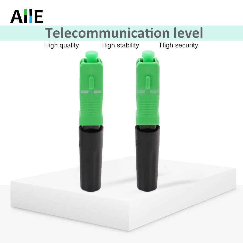 

SC Fast Connector APC FTTH Tool Cold Connection Fiber Quick Connector APC Single-mode Optical Fiber Connector UPC Free shipping