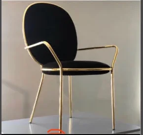 Дизайнерские современные обеденные стулья, Золотой металлический дизайнерский стул, рекламная акция, стул для отдыха, симпатичная розовая удобная мебель для офиса