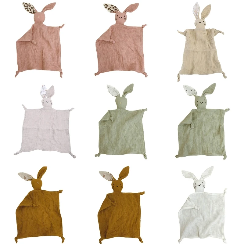 Детское успокаивающее одеяло с милым кроликом для куклы полотенце удобная