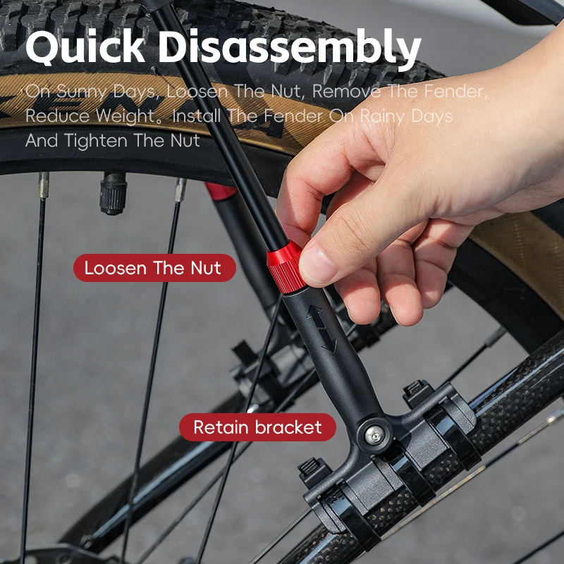 WEST BIKING брызговик для горного велосипеда совместимый из ПП переднего и заднего