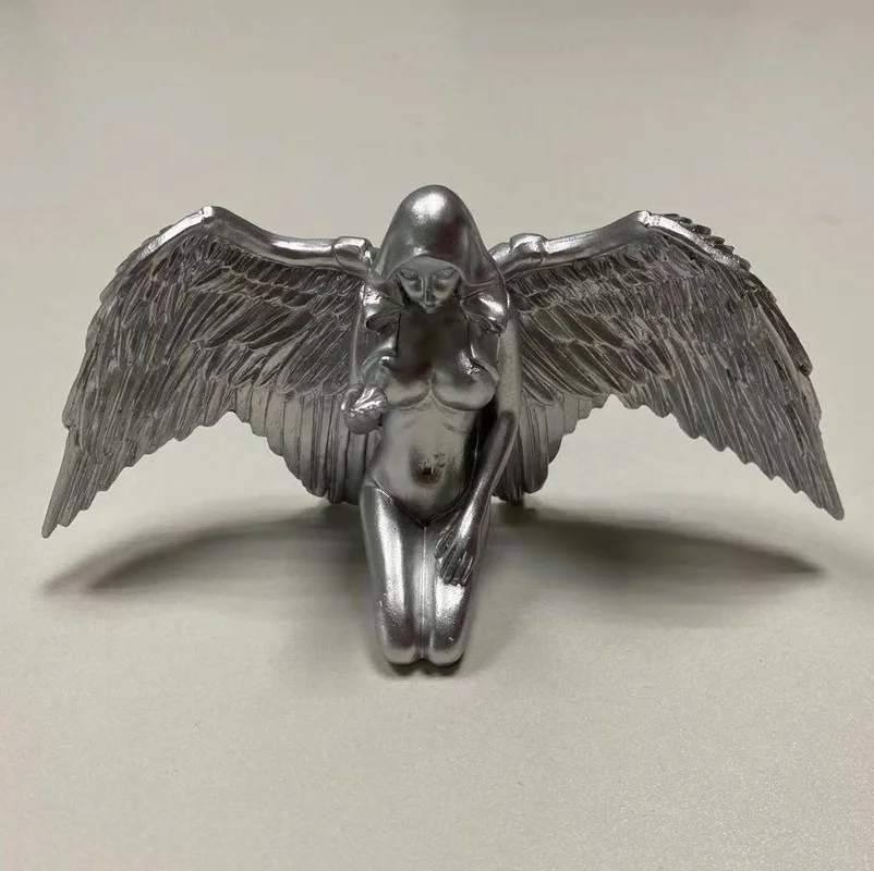 

Home Decor Figurines Miniatures Silver Angel Wings Resin Crafts Desktop Ornaments Garden Ornaments Angel Cabochon