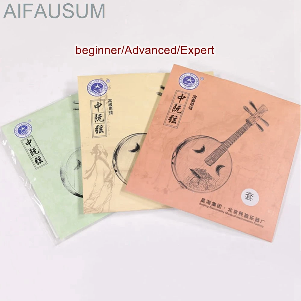 

1set 1# 2# 3# 4# XINGHAI Beginner Advanced Expert Zhongruan Strings China Lute Ruan Accessories